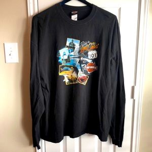 Harley Davidson 4 XL longsleeve T-shirt “Redwood”